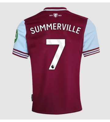 West Ham United Crysencio Summerville #7 Primera Equipación 2024-25 Manga Corta